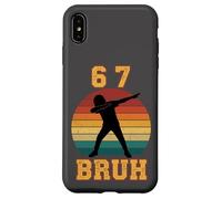 67 Meme 6 7 Numbers Dabbing Six Seven Bruh Funny Boys Kids Custodia per iPhone XS Max