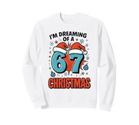 67 Meme 6 7 Numeri STO Sognando Un 67 Natale Six Seven Felpa