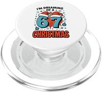 67 Meme 6 7 Numeri Sto sognando un 67 Natale Six Seven PopSockets PopGrip per MagSafe