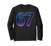 67 Meme Ai Quantum Numero 67 Sei Sette Tech Digital Future Maglia a Manica