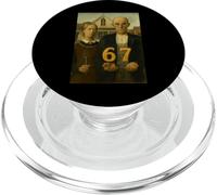 67 Meme American Gothic Art Six Seven Gen Alpha Slang PopSockets PopGrip per MagSafe