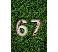 67 Meme Baseball Theme Notebook: For Kids, Teens or Adults. Perfect Gift For Birthday, Christmas or Any Occasion | College Ruled Pages