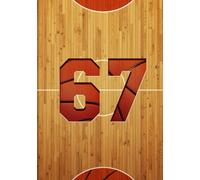 67 Meme Basketball Theme: Notebook For Kids, Teens or Adults. Perfect Gift For Birthday, Christmas or Any Occasion | College Ruled Pages