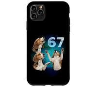 67 Meme Beagle che ulula alla luna sei sette Custodia per iPhone 11 Pro Max
