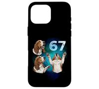 67 Meme Beagle che ulula alla luna sei sette Custodia per iPhone 16 Pro Max