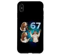 67 Meme Beagle che ulula alla luna sei sette Custodia per iPhone XS Max
