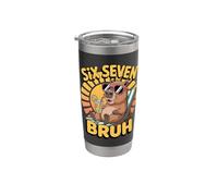 67 Meme Capybara Funny Six Seven Bruh Capybara per Bambini Ragazzi Bicchiere termico in acciaio inox doppia parete