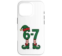 67 Meme Christmas Elf Holiday - Six Seven Gen Alpha Z Custodia per iPhone 16 Pro
