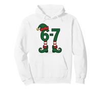 67 Meme Christmas Elf Holiday - Six Seven Gen Alpha Z Felpa con Cappuccio
