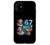 67 Meme Clown Ulula alla Luna Sei Sette Custodia per iPhone 11
