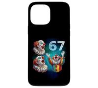 67 Meme Clown Ulula alla Luna Sei Sette Custodia per iPhone 13 Pro Max