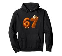 67 Meme Costume del Ringraziamento Torta di Zucca di Tacchino 6 7 Adolescenti Felpa con Cappuccio