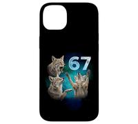67 Meme Coyote Ulula alla Luna Sei Sette Custodia per iPhone 14 Plus