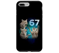 67 Meme Coyote Ulula alla Luna Sei Sette Custodia per iPhone 7 Plus/8 Plus
