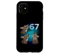 67 Meme Deer Ululando alla Luna Sei Sette Custodia per iPhone 11