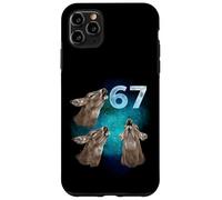 67 Meme Deer Ululando alla Luna Sei Sette Custodia per iPhone 11 Pro Max
