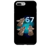 67 Meme Deer Ululando alla Luna Sei Sette Custodia per iPhone 7 Plus/8 Plus