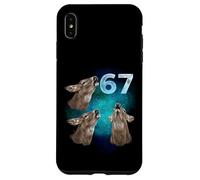 67 Meme Deer Ululando alla Luna Sei Sette Custodia per iPhone XS Max