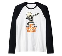 67 Meme di Halloween 67 Numeri Sei Sette Maglia con Maniche Raglan