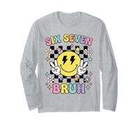 67 Meme Gen Alpha Slang 6 7 Sei Sette Bruh Ragazze Divertenti Bambini Maglia a Manica