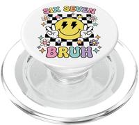 67 Meme Gen Alpha Slang 6 7 Sei sette bruh ragazze divertenti bambini PopSockets PopGrip per MagSafe