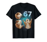 67 Meme Guinea Pig Che Ulula alla Luna Sei Sette Maglietta