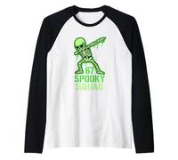 67 Meme Halloween Skeleton 6 7 Brainrot Six Seven Bambini Ragazzi Maglia con Maniche Raglan