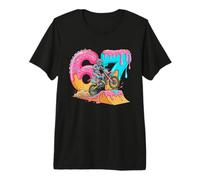 67 Meme Motocross Dirt Bike Drip Funny Number Six Seven Maglietta Premium