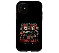 67 Meme Natale Natale divertente - Six Seven Gen Alpha Z Custodia per iPhone 11