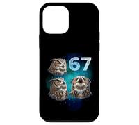 67 Meme Owl che ulula alla luna sei sette Custodia per iPhone 12 mini