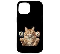 67 meme - Six Seven Cats - Funny Cat Custodia per iPhone 15