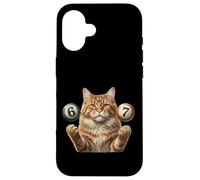 67 meme - Six Seven Cats - Funny Cat Custodia per iPhone 16