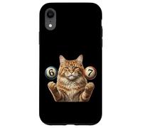 67 meme - Six Seven Cats - Funny Cat Custodia per iPhone XR