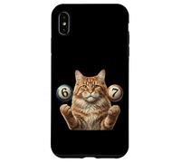 67 meme - Six Seven Cats - Funny Cat Custodia per iPhone XS Max