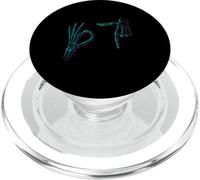 67 Meme Skeleton Hand 6 7 Halloween Sei sette adolescenti divertenti PopSockets PopGrip per MagSafe