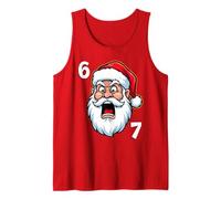 67 Merry Six Seven Cool Christmas 6 7 Xmas Santa Claus Meme Canotta