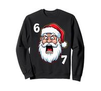 67 Merry Six Seven Cool Christmas 6 7 Xmas Santa Claus Meme Felpa