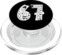 67 Nordic Fish Boat Scandi Folk Art Design PopSockets PopGrip per MagSafe