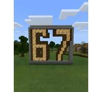 67 Notebook for Gamers: Six Seven Pixel Block Style Lined Journal for Kids | Video Game Composition Book | 120 Wide Ruled Pages