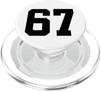 67 Number Sports Fan Football Baseball Soccer Team PopSockets PopGrip per MagSafe