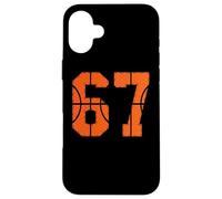 67 Numero Sei Sette Divertente Meme Gen Alpha Slang Basket Custodia per iPhone 16 Plus