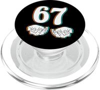 67 Numero Sei Sette Divertente Meme Teen Studente Insegnante Corrispondenza PopSockets PopGrip per MagSafe