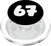67 Numero Sei Seven Gen Alpha Slang T Corrispondenza meme divertente PopSockets PopGrip per MagSafe