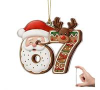 67 ornamenti natalizi, sei sette meme ornamenti, divertente ornamento natalizio per le vacanze, 6 7 ricordi divertenti per le vacanze, 67 decorazioni regalo meme nipote per decorazioni dell'albero di