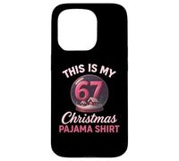 67 Pigiama natalizio Meme Funny Six Seven Pink This Is My Fun Custodia per iPhone 15 Pro