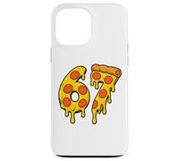 67 Pizza Meme Funny Six Seven Gen Alpha Slang Men Women Kids Custodia per iPhone 13 Pro Max