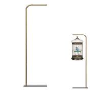 67 pollici di altezza a sospensione della gabbia per uccelli mobile per mangiatoia con base adatta per appendere vari tipi di gabbie per uccelli (lim