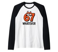 67 Qualunque Cosa - Funny Six Seven Brainrot Italiano Maglia con Maniche Raglan