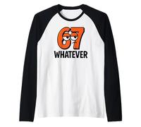 67 Qualunque Cosa - Funny Six Seven Brainrot Italiano Maglia con Maniche Raglan