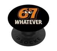 67 Qualunque cosa - Funny Six Seven Brainrot italiano PopSockets PopGrip Adesivo